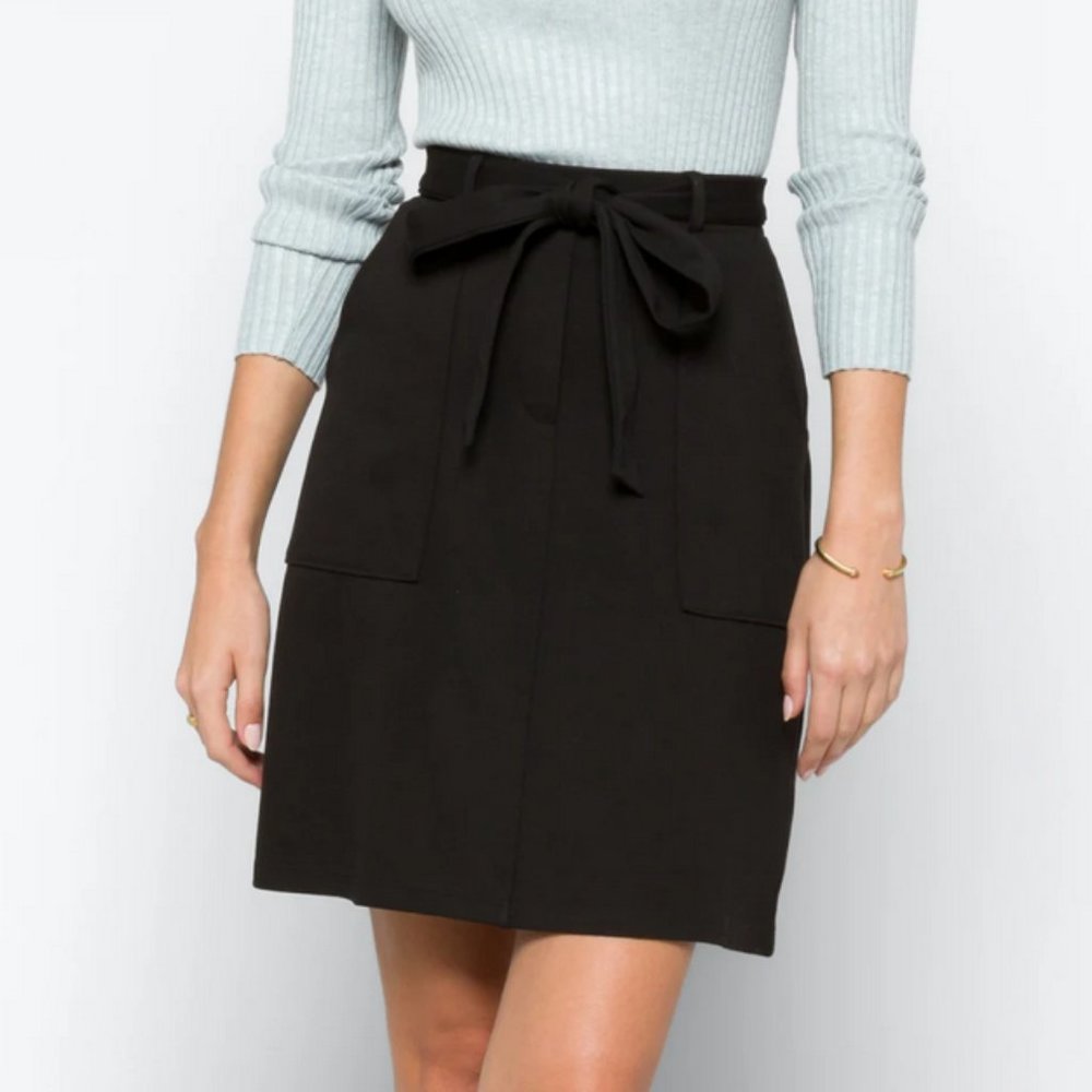 Gilli Luca Black Knit Skirt
